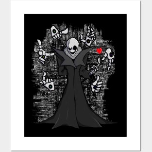 Undertale W.D Gaster mystery man fnf scientist art Posters and Art